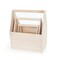 3 Pack Unfinished Wood Box Set with Handles for Crafts
